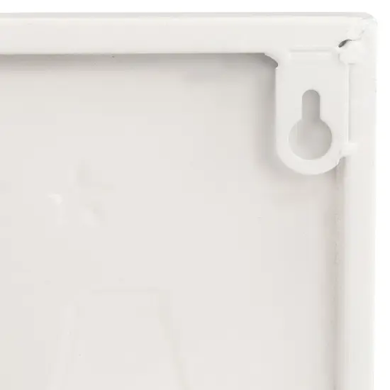 Northlight Land of the Free Because of the Brave Patriotic Metal Wall Sign - 20" White {7}