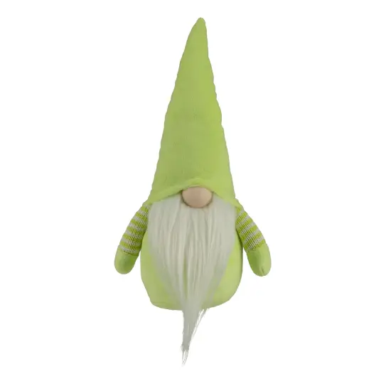 Northlight 12" Lime Green and White Spring Gnome {1}