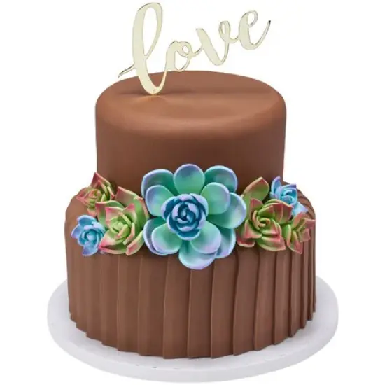 Purple Succulents Gum Paste Flowers {5}