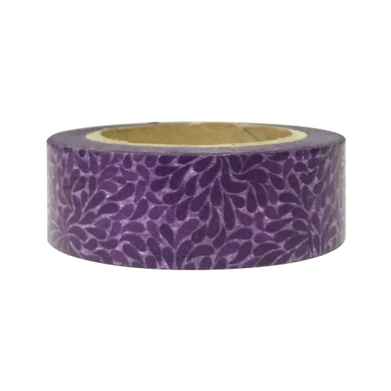 Wrapables&reg; Colorful Washi Masking Tape Purple Bloom {1}