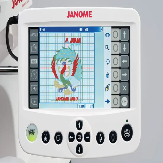 Janome MB7 Multi-Needle Computerized Embroidery Machine {3}