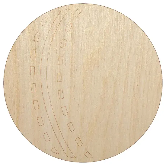 Cricket Sport Ball Unfinished Wood Shape Piece Cutout for DIY Craft Projects {7}