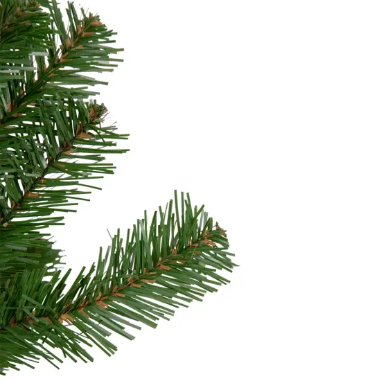 Northlight 48" Dorchester Pine Artificial Christmas Teardrop Swag, Unlit Green {3}