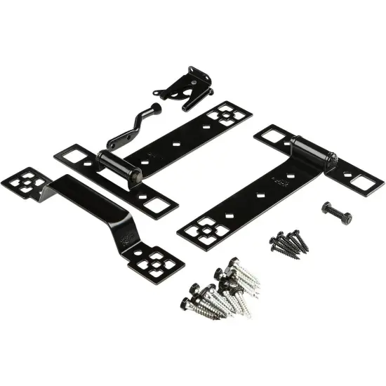 National Hardware - V8432 Gate Suite - Craftsman Black {1}
