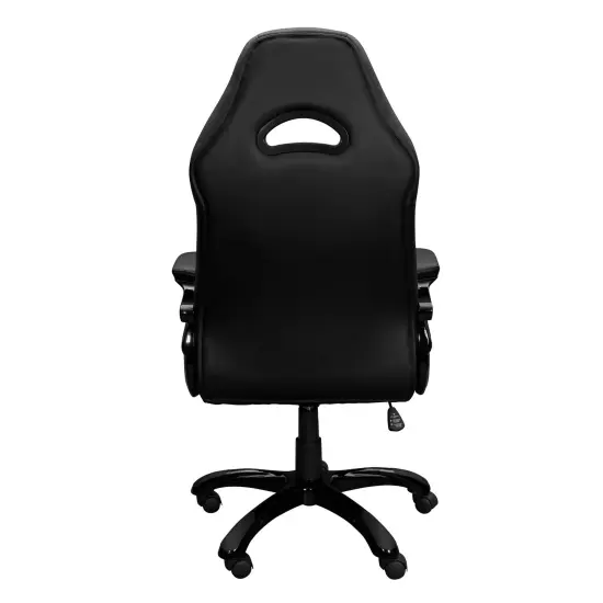 Techni Office Solutions 3.75' Black and White High Back Executive Sport Race Office Chair {4}