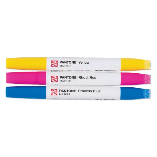 Pantone Dual Tip Markers - Primary, Set of 3 {1}