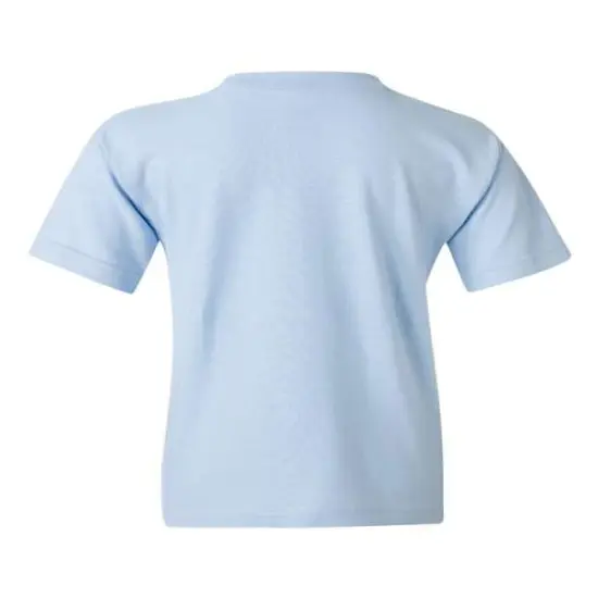 Gildan&reg; Heavy Cotton Crew Neck Short Sleeve Youth T-Shirt Light Blue {3}
