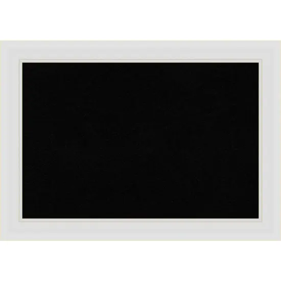 Flair Framed Corkboard, Black Cork Flair Soft White {1}