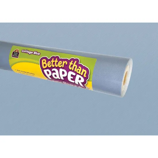 Better Than Paper&reg; Bulletin Board Roll, Cottage Blue, 4-Pack {3}