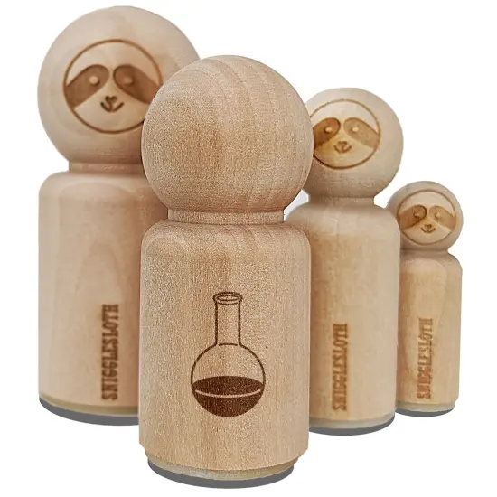Glass Boiling Flask Chemistry Science Rubber Stamp for Stamping Crafting Planners {7}