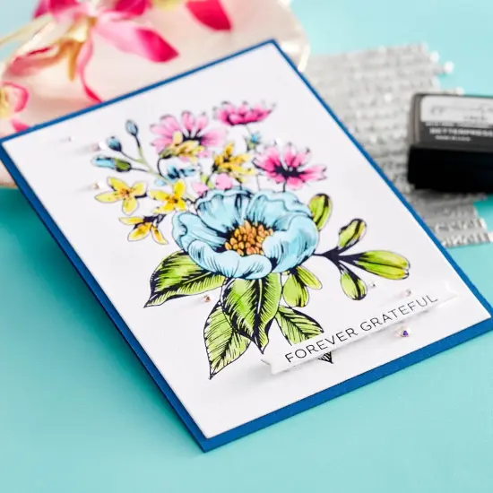 Spellbinders Betterpress Letterpress Press Plates & Dies Set-Always & Forever Strips 1/Plate & 1/Die {4}