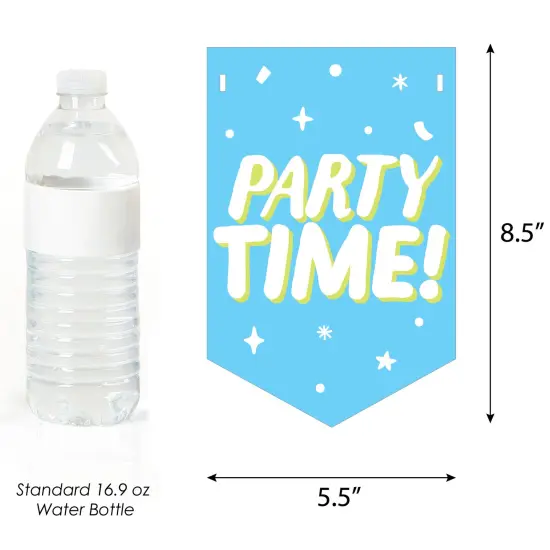 Big Dot of Happiness Party Time - Happy Birthday Party Bunting Banner - Party Decorations - Birthday Vibes {3}