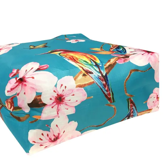 Wrapables Carryall Shopping Travel Tote Bag with Durable Ripstop Polyester - Foldable, Waterproof, and OEKO-TEX Certified Large, CherryBlossom {6}