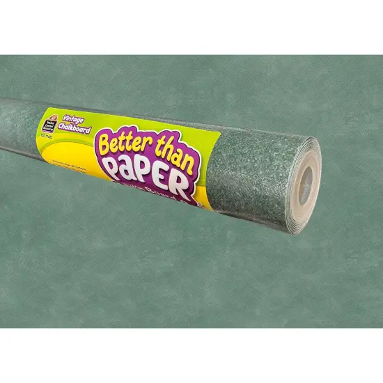 Better Than Paper&reg; Bulletin Board Roll, Vintage Chalkboard, 4-Pack {2}