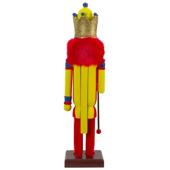 Northlight 14" Tootsie Roll Sugar Daddy Wooden Christmas Nutcracker Figure Yellow {5}
