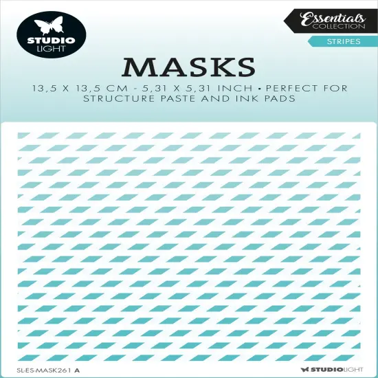 Studio Light Essentials 5.3"X5.3" Stencil-Nr. 261, Stripes {1}