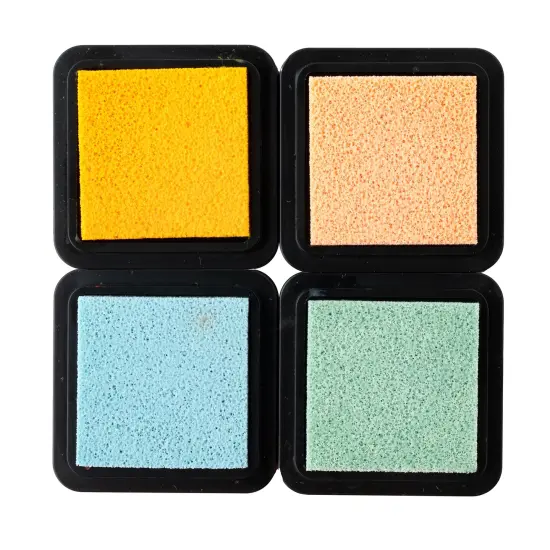 Pebbles Sunny Bloom Ink Pads-4/Pkg {4}