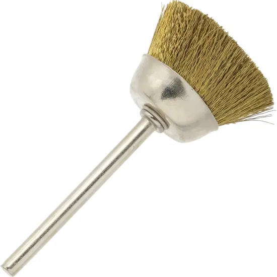 Brass Wire Cup Brush for Cleaning Rust Removal Dia: 1" CMB100 {5}