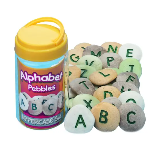 Uppercase Alphabet Pebbles, Set of 26 {1}
