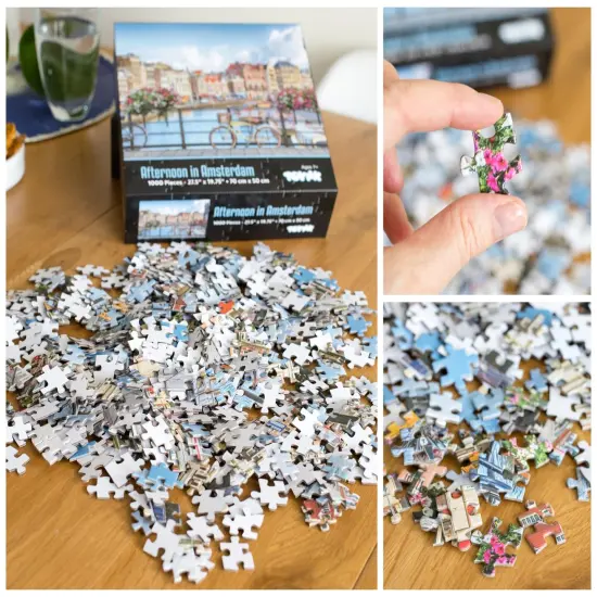 Afternoon in Amsterdam City 1000 Piece Jigsaw Puzzle {5}