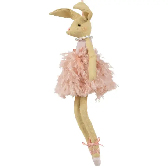 Northlight Plush Ballerina Bunny Easter Wall Decoration - 13" Pink {6}
