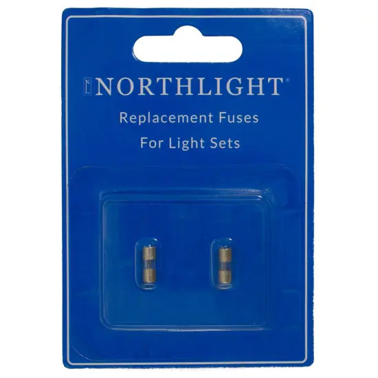 Northlight Replacement Fuses for C7 or C9 Christmas Lights - 3 Amps - Pack of 2 Clear {1}