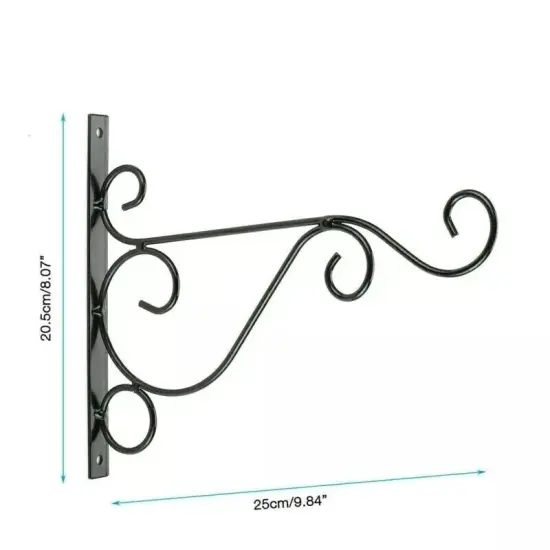 2Pcs Hanging Plant Bracket Wall Plant Hook Heavy Duty Hangers Flower Pot Lantern {5}