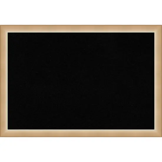 Eva Narrow Framed Corkboard, Black Cork Eva Ombre Gold {1}