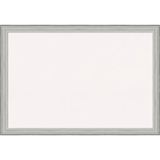 Bel Volto Silver Wood Framed Corkboard, White Cork {1}