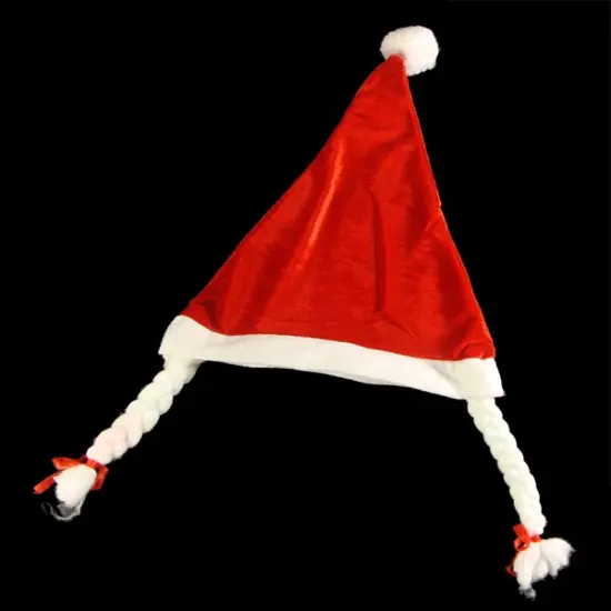 CC Home Furnishings Club Pack of 144 Red Mrs. Santa Women Adult Christmas Hat Costume Accessories - One Size {1}