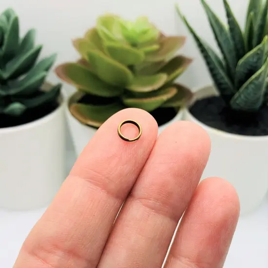 100, 500 or 1,000 Pieces: 6 mm Bronze Split Double Jump Rings {2}