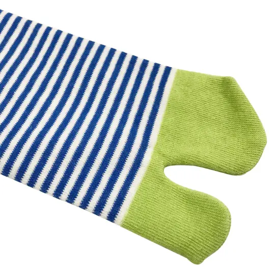 Wrapables Tabi Flip-Flop Socks (Set of 3), Stripes {5}