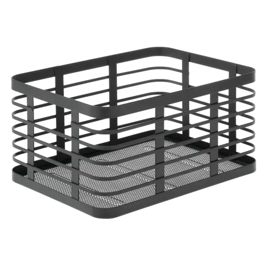 mDesign Metal Wire Food Organizer Storage Bin {5}