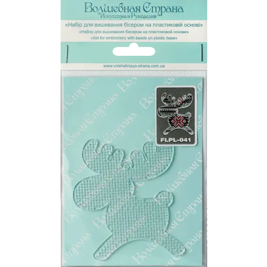 Bead embroidery kit on a plastic base FLPL-041 {3}