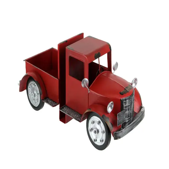 Vintage Pickup Truck Weathered Finish Metal Bookends {6}