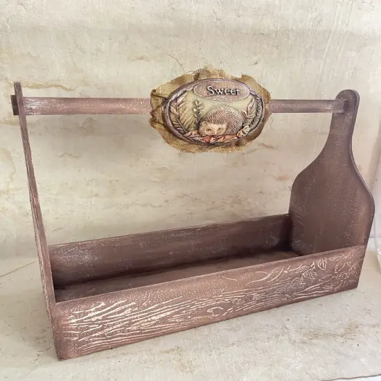 Stamperia Soft Maxi Mould A4-Woodland Oval Plates {6}