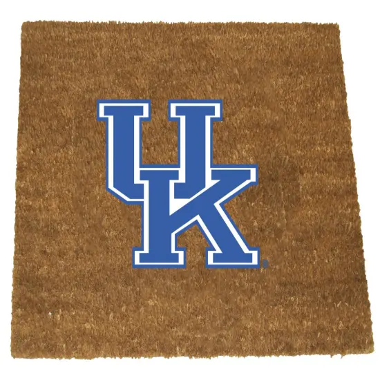 Memory Company NCAA Kentucky Wildcats Rectangular Coir Door Mat 29.5" x 19.5" Brown {1}