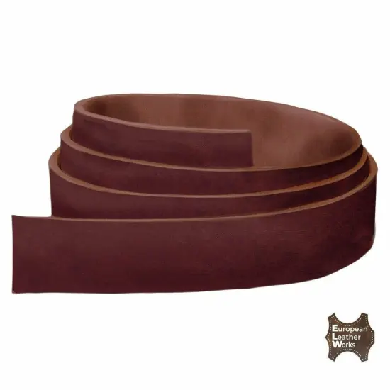 ELW 9-10 oz (3.6-4mm) Latigo Leather Straps Belt Grade 84" Cowhide Strips Heavy Duty Holsters, Sheathes, Harness, Saddle, Armor, Collars {5}