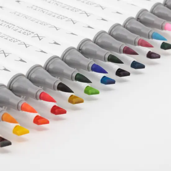 Artfinity Sketch Marker Sets - Set of 3 - Neutral Gray, Vibrant, Professional, Dye-Based Alcohol Markers for Artists, Drawing, Travel, & More {4}