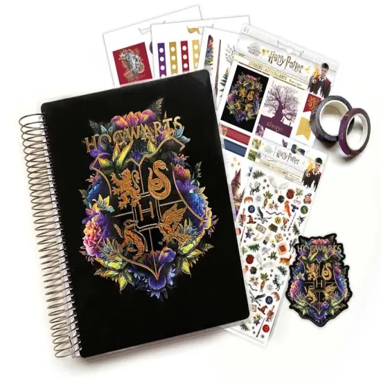 Harry Potter Floral Hogwarts Undated Planner Bundle {1}