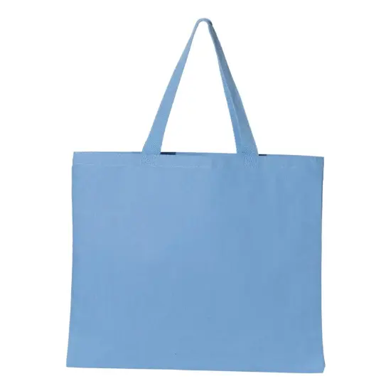 Q-Tees&reg; Promotional Tote Heavy Cotton Canvas Royal blue {4}