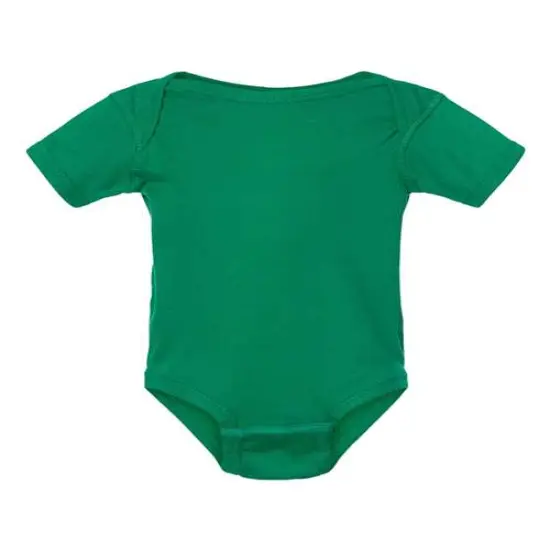 Rabbit Skins&reg; Infant Baby Rib Short Sleeve Bodysuit Kelly {1}