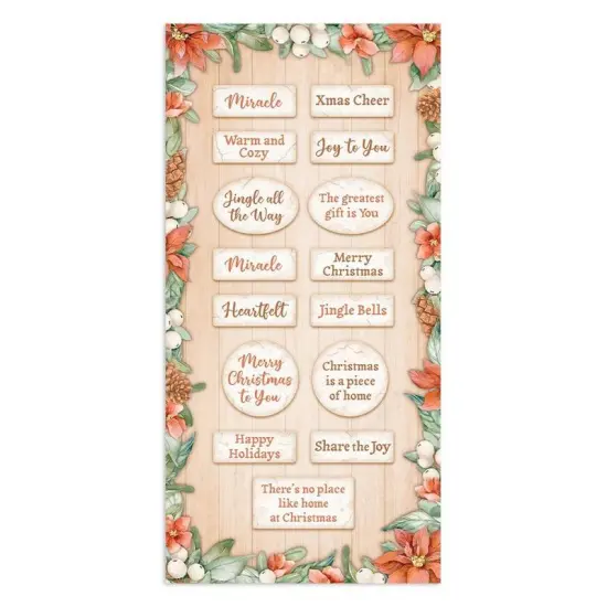 All Around Christmas 6x12 Collectables Paper Pack - Stamperia {2}