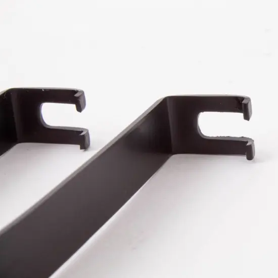 Aladdin Steel Spring Mount Clips for Hanging Oil Lamp, Fit H175 Hanging Lamp Frame, 2.75 x .375 in, Set of 3, Black {4}