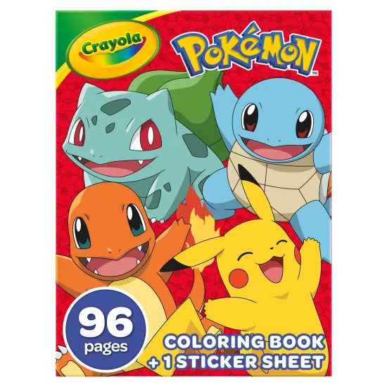 Crayola Coloring Book-Pokemon, 96 Pages {1}