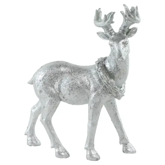 Northlight Elegant Christmas Reindeer Figure - 11.5" - Silver {1}