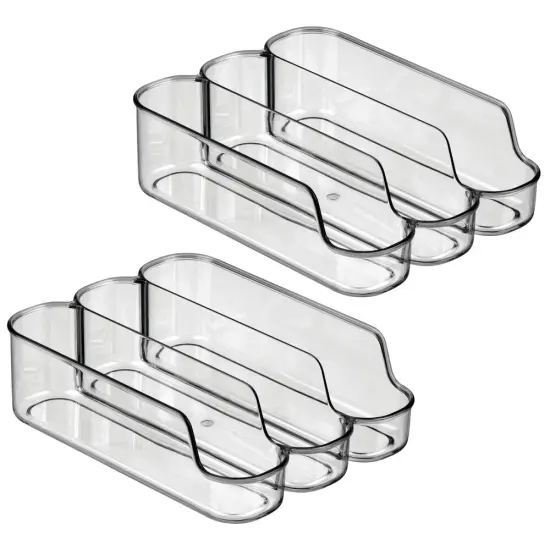 mDesign Small Plastic Baby Food Storage Bin, 3 Compartments {4}