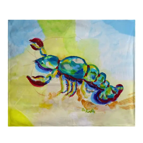 Betsy Drake Colorful Lobster Throw Multicolor {1}