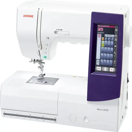 Janome Memory Craft MC9850 Sewing and Embroidery Machine {4}