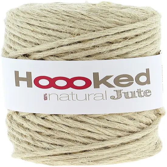 Hoooked 100% Natural Jute-Vanilla Cream {1}